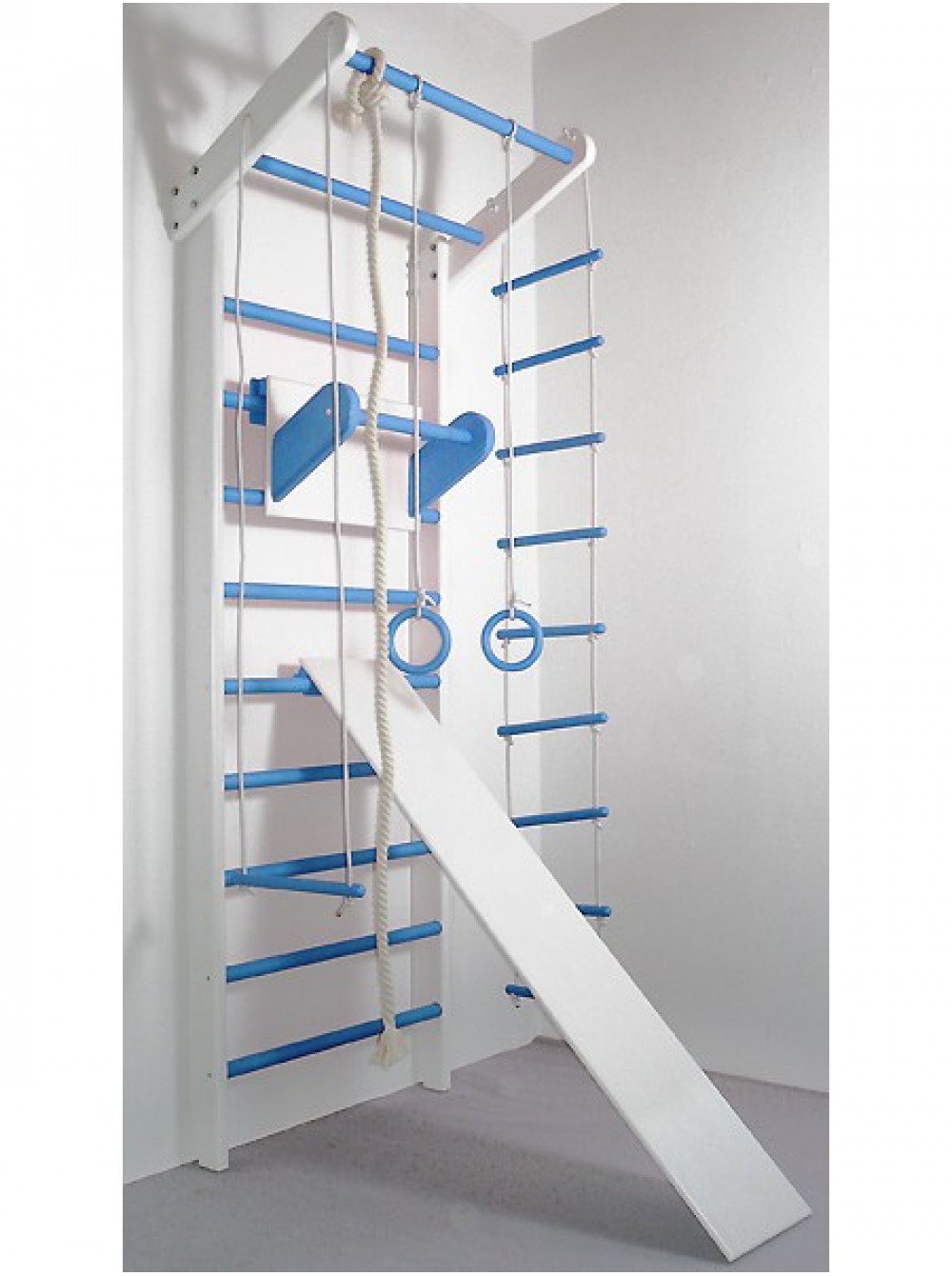 шведская стенка белая деревянная