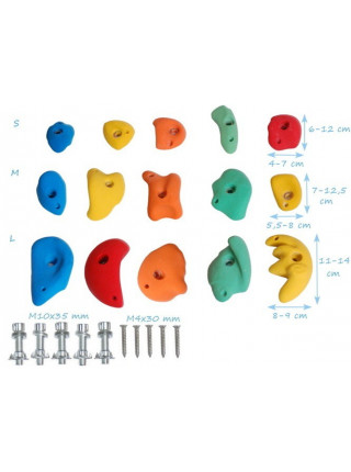 Зачепи для скеледрому пластик 5 шт Зачепи для скеледрому пластик 5 шт