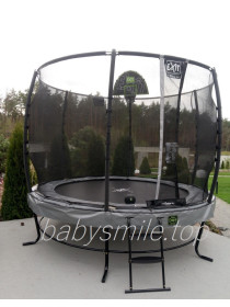 Батут EXIT Elegant Premium 305 см сірий