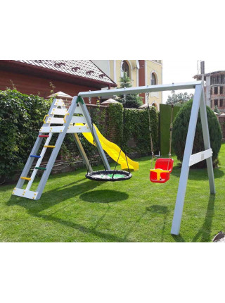 Ігровий майданчик + будиночок дерев'яний Spielplatz Ігровий майданчик + будиночок дерев'яний Spielplatz