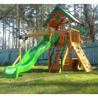 Ігровий комплекс з гіркою із склопластика Spielplatz - 25