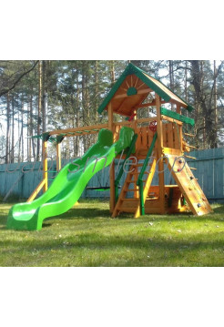 Игровой комплекс с горкой из стеклопластика Spielplatz-25