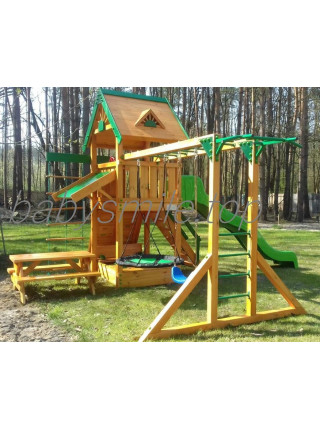 Ігровий комплекс з гіркою із склопластика Spielplatz - 25 Ігровий комплекс з гіркою із склопластика Spielplatz - 25