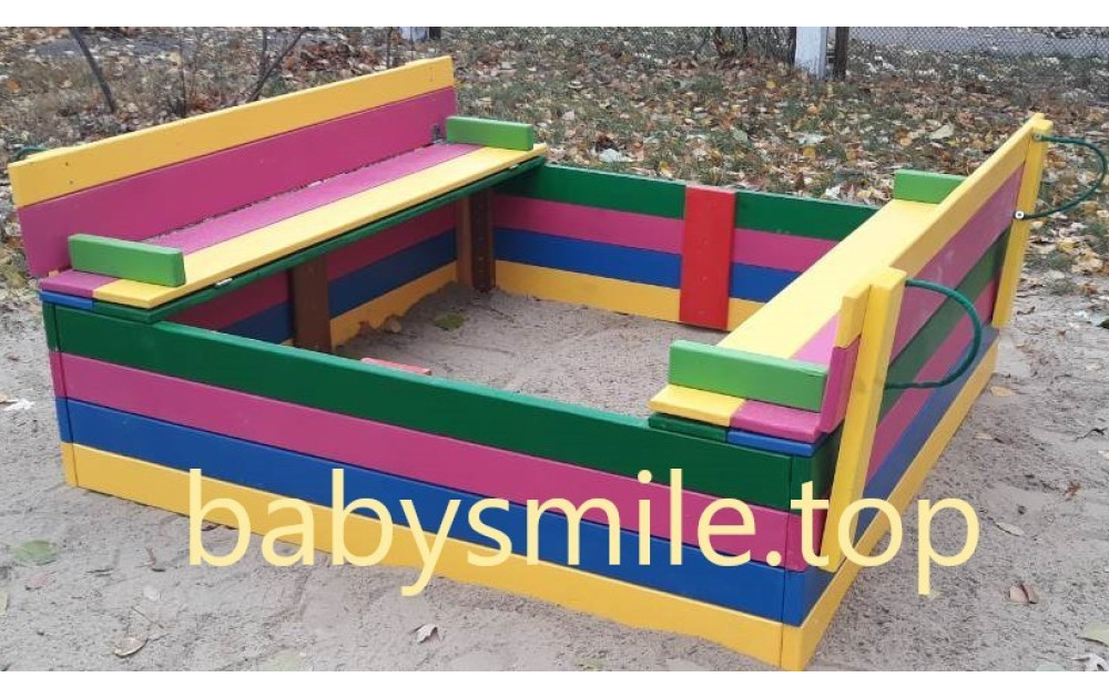 Дерев'яна пісочниця з кришкою - Хіт продажів