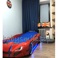 Ліжко у вигляді машини BMW червоне Туреччина