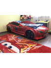 Ліжко машина GT з підсвіткою 80х160 Червона