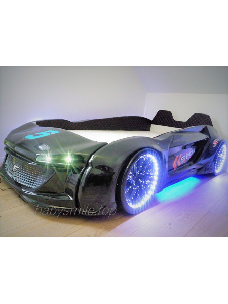  Дитяче ліжко машина Jaguar чорна