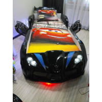 Ліжко машинка Audi чорна Туреччина