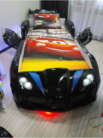 Ліжко машинка Audi чорна Туреччина