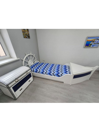 Дитяче ліжко Човник + Комод-Скриня