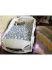 Ліжко машина Mersedes GT 80х160 біла
