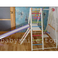 Спортивно-игровой комплекс Крош белый бук