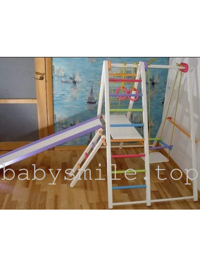 Спортивно-ігровий комплекс Крош білий бук