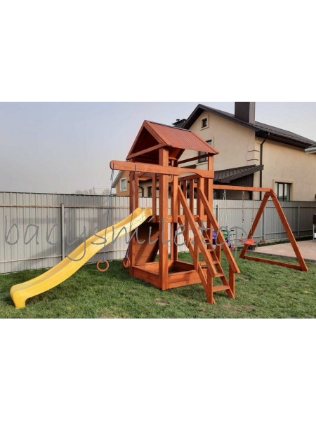 Ігровий майданчик з дерева Вежа-19 Ігровий майданчик з дерева Вежа-19