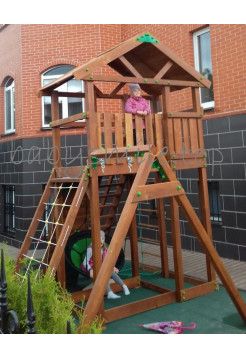 Игровая площадка деревянная Башня-20