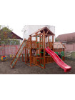 Ігровий майданчик з дерев'яним будиночком Вежа-11