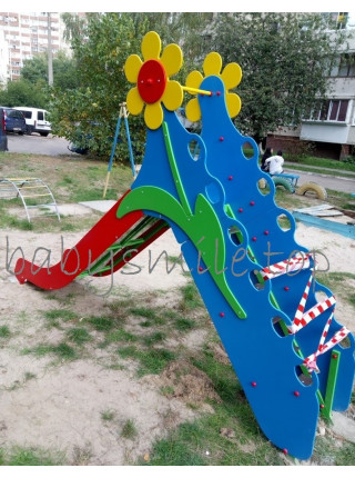  Гірка для дитячого майданчика Квіточка