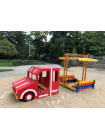 Ігровий комплекс Пожежна машина-пісочниця 145х145 см