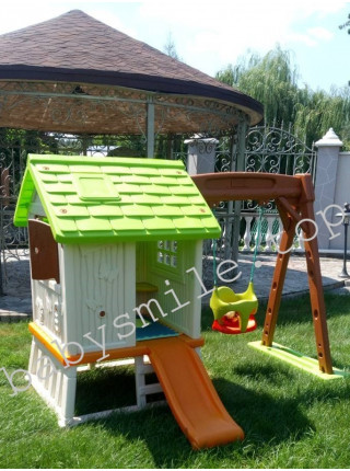 Ігровий майданчик Sweet Dreams з гойдалкою і гіркою Ігровий майданчик Sweet Dreams з гойдалкою і гіркою