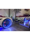 Ліжко машинка BMW біле пластикове