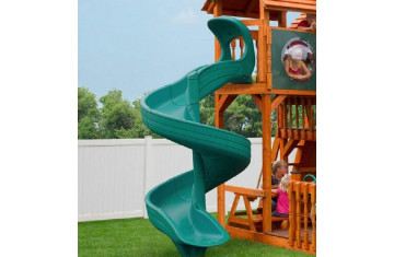 Домик для детей + винтовая горка - отличное решение