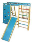 Дитячий спортивний комплекс для вулиці з скелелазкою