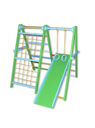 Дитячий ігровий комплекс розкладний кольоровий Динозаврик (бук) Дитячий ігровий комплекс розкладний кольоровий Динозаврик (бук)