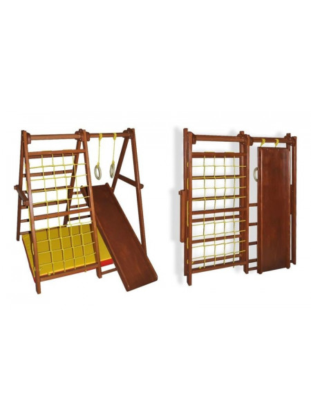 Дитячий ігровий комплекс розкладний Динозаврик тонований (Бук) Дитячий ігровий комплекс розкладний Динозаврик тонований (Бук)