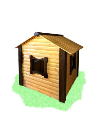 Дитячий дерев'яний будиночок Пряниковий Дитячий дерев'яний будиночок Пряниковий