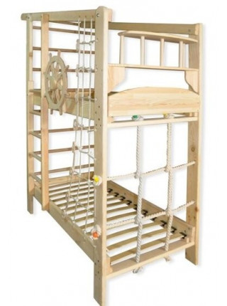 Двох'ярусне ліжко Юнга спортивний куточок