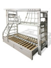  Двох'ярусне ліжко тримісне Юнга