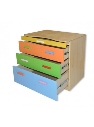Комод кольоровий Кенга- 2 сосна