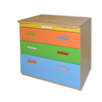 Комод цветной Кенга-2 сосна