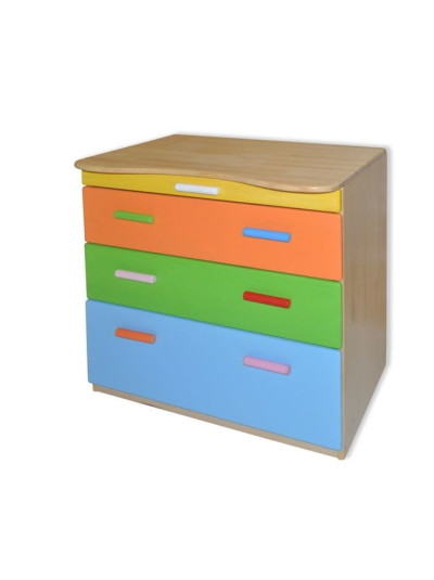 Комод кольоровий Кенга- 2 сосна