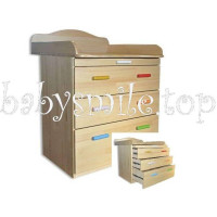 Комод з пеленальним столиком із сосни