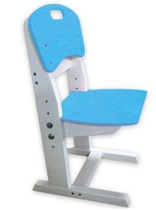 Комплект - парта і стільчик зростаючі із сосни Арлекін