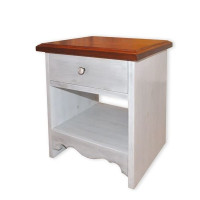 Тумба прикроватная белая Прованс