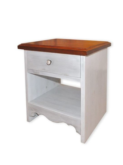 Тумба приліжкова біла Прованс