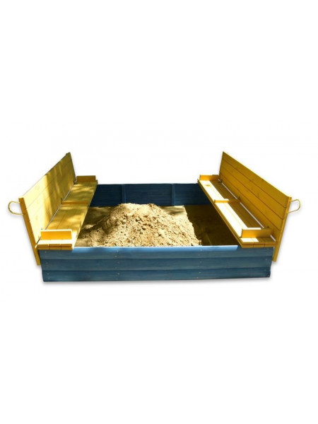 Дитяча пісочниця 2х2 метра з сосни з кришкою Дитяча пісочниця 2х2 метра з сосни з кришкою