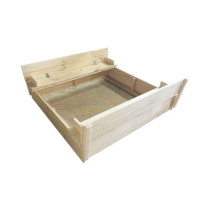 Детская песочница с крышкой из сосны 150 см