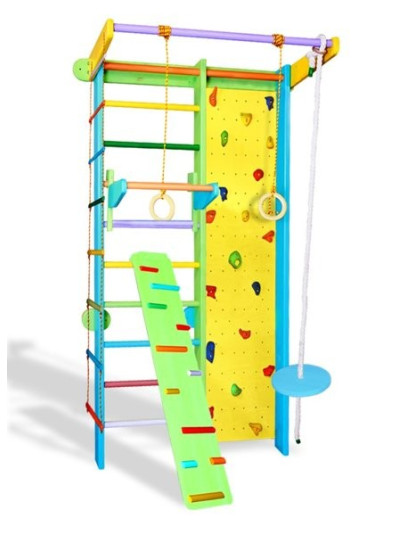 Спорткомплекс Комби із скалодромом кольоровий ПК-1