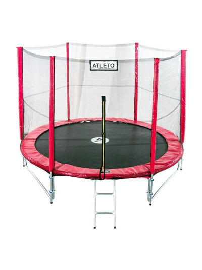 Батут детский усиленный 312см + сетка и лестница