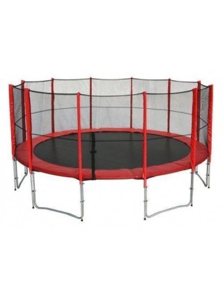 Дитячий батут ФанФіт з сіткою і драбинкою 465 см Дитячий батут ФанФіт з сіткою і драбинкою 465 см