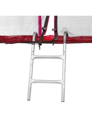 Батут Атлето червоний 183 см з драбинкою