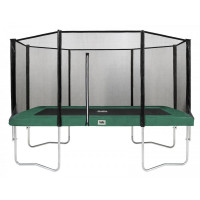 Батут із сіткою Salta Combo 396x244 см Зелений