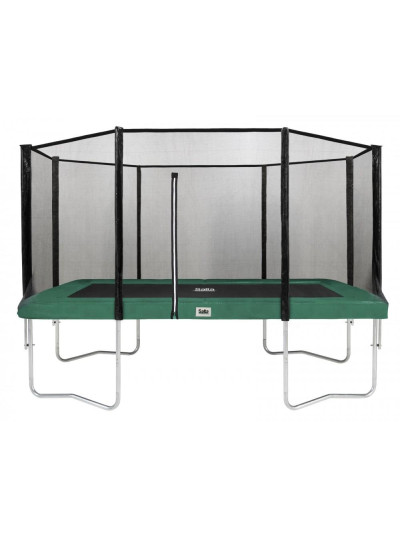 Батут с сеткой Salta Combo 396x244 см Green