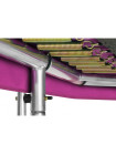 Батут с сеткой Salta Combo 214x153 см Pink