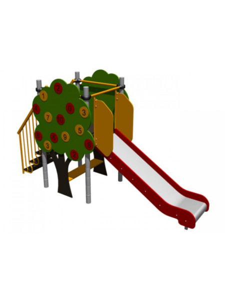 Гірка для дитячого майданчика Яблунька Гірка для дитячого майданчика Яблунька