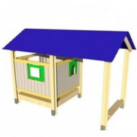 Ігровий будиночок з верандою