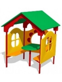 Ігровий будиночок зі столом і лавками Квітковий